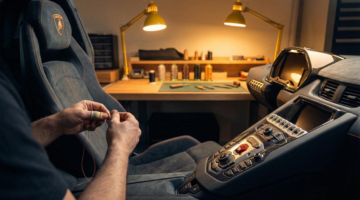 搜同网汽车改装视频-豪华内饰手工定制